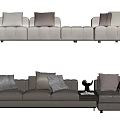 Modern Minotti Multiplayer Sofa 3d model