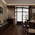 Elegant Beauty Hair Salon Space With Styling Tools Product Displays And Client Seating