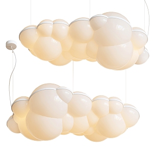 Cloud chandelier 3d model