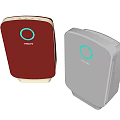 Philips Daily Use Electrical Appliances with Red and Gray Design and Blue Ring Indicators