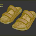 Pink Double Strap Sandals With Comfortable Lightweight Casual Wear Sole Design