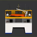 FRED OLSEN Express Yacht With Yellow White Exterior