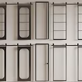 Various Modern Barn Door Designs With Glass Panels And Metal Frames
