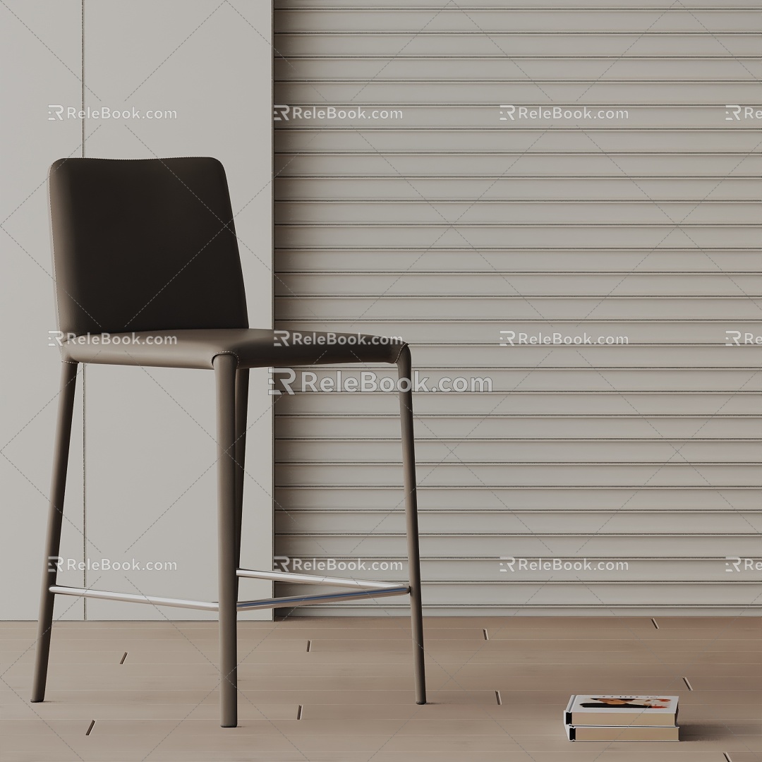 Modern Bar Chair 3d model