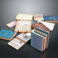 Intricate Hand Carved Book Sculptures With Detailed Pages And Artistic Design