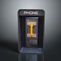 Telephone Booth Public Telephone Booth Public Telephone Public Facilities Public Equipment Public Telephone Household Supplies 3d model