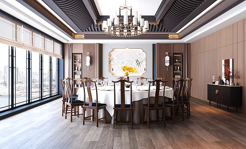Box Room Restaurant Box Catering Room Catering Room 3d model