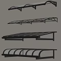 Modern Outdoor Awnings With Variety Of Metal Frame Designs For Home Patio Use