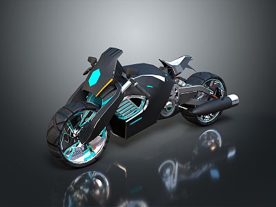 Motorcycle two-wheeled motorcycle off-road motorcycle road race motorcycle motor vehicle transport 3d model