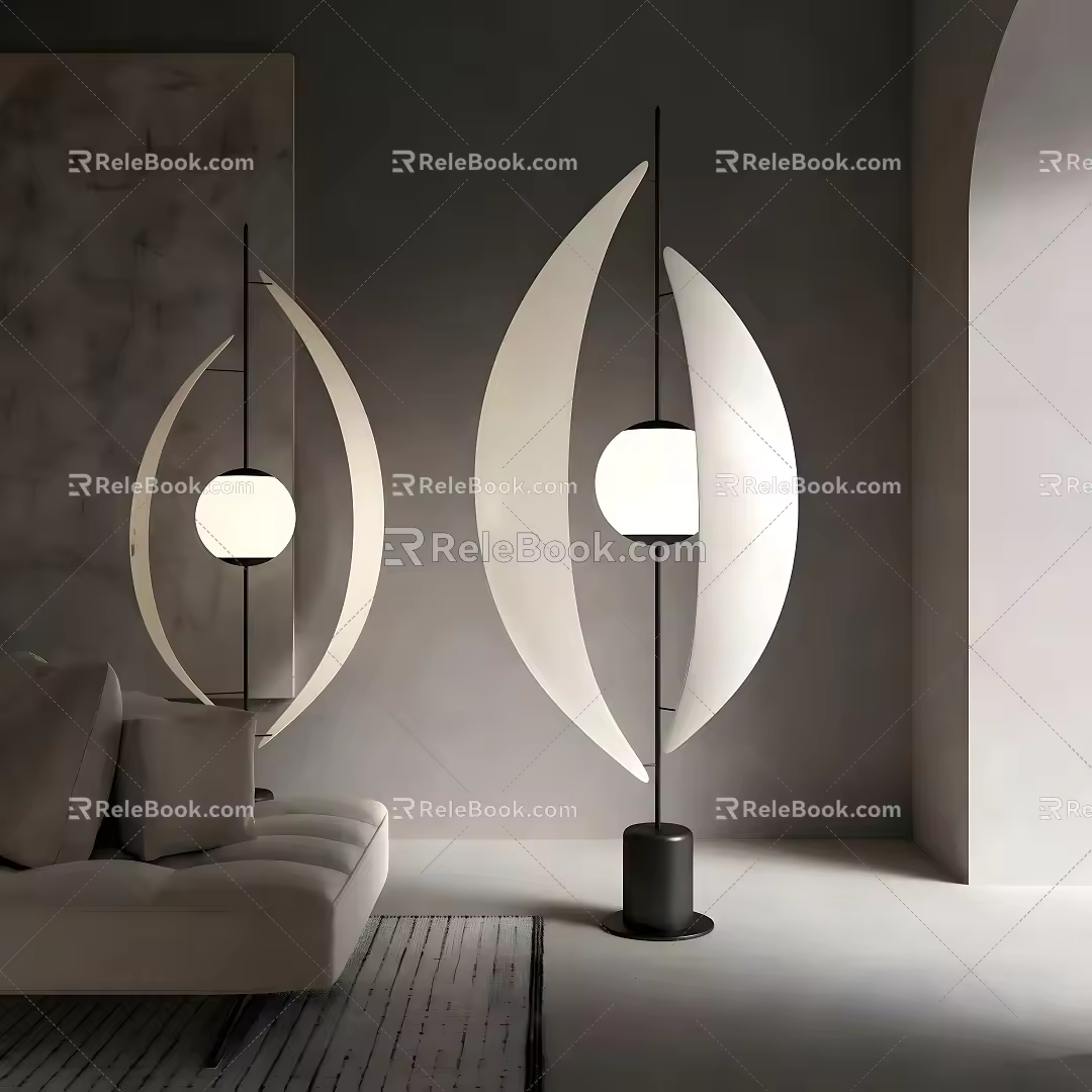 RocheBobois modern floor lamp 3d model