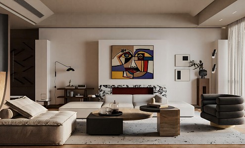 Living room 3d model