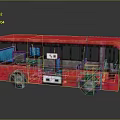 Bus Large Bus CMB Medium Van Large Van Bus School Bus Van Box Car 3d model