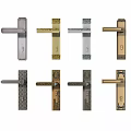 Classic And Modern Decorative Door Handles With Various Styles And Metallic Finishes