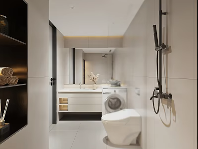 Modern toilet 3d model