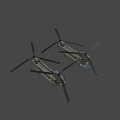 Two Olive Green Military Fighter Jets Displaying Aerodynamic Design And Cockpit Features