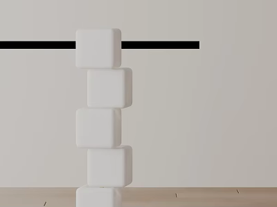 Modern floor lamp 3d model
