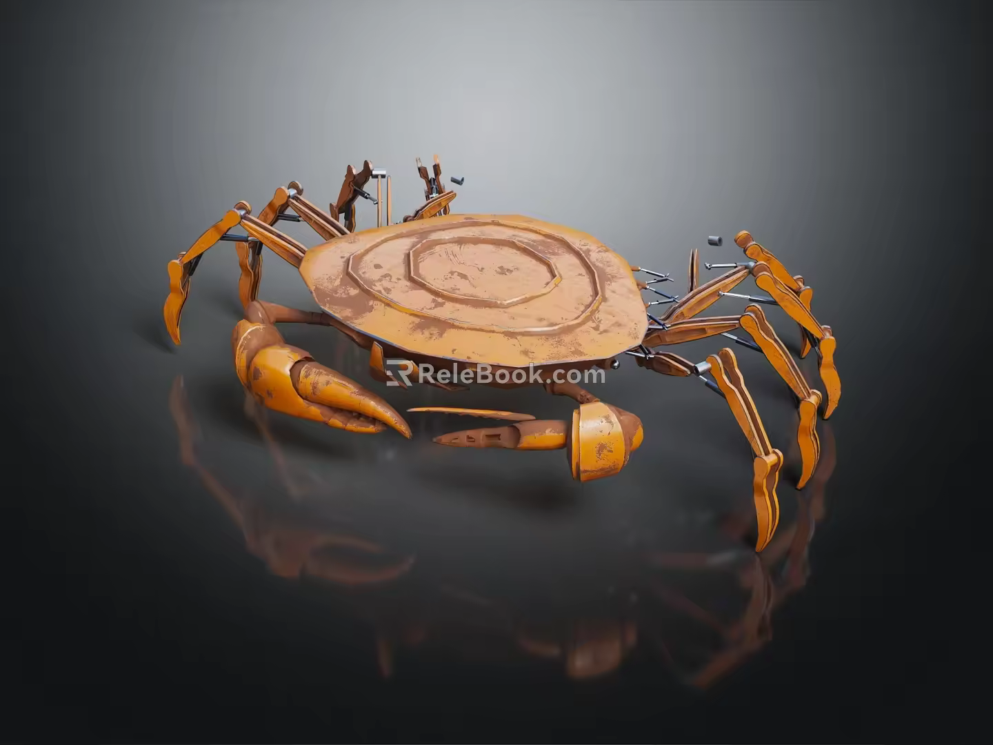 Modern Robot Mechanical Crab Machine Crab 3d model