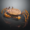 Modern Robot Mechanical Crab Machine Crab 3d model