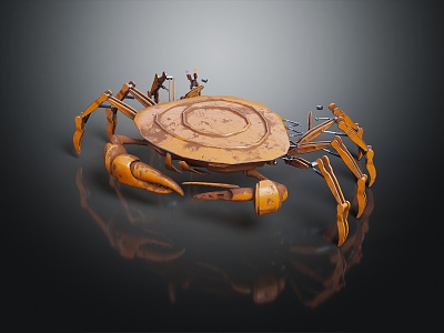 Modern Robot Mechanical Crab Machine Crab 3d model