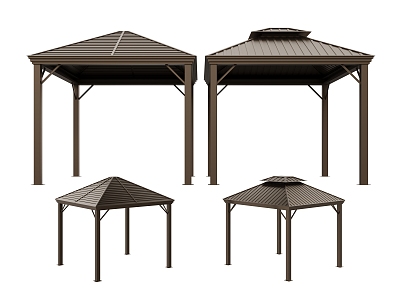 Tent Snack Booth Outdoor Gazebo 3d model