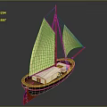 modern sailing ship ancient ship ancient warship large ancient ship ancient warship 3d model