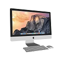 Apple iMac Desktop Computer With Scenic Mountain Wallpaper And Wireless Keyboard Mouse