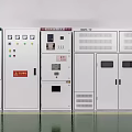 Industrial Equipment Control Panels with Distribution Cabinets Indicator Lights and Display Screens