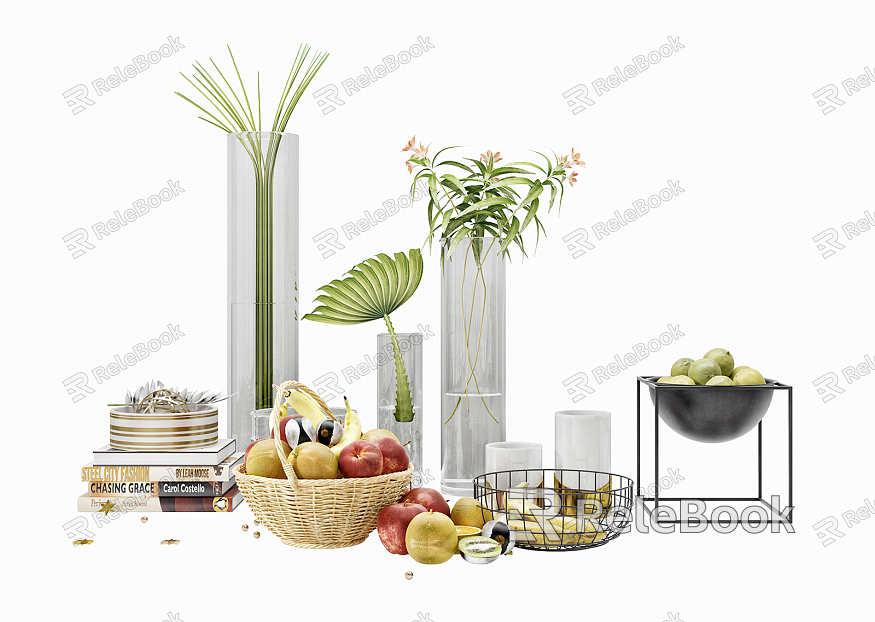 Modern fruit table decoration combination model