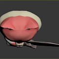 Modern game character fox cartoon fox small fox cartoon character 3d model