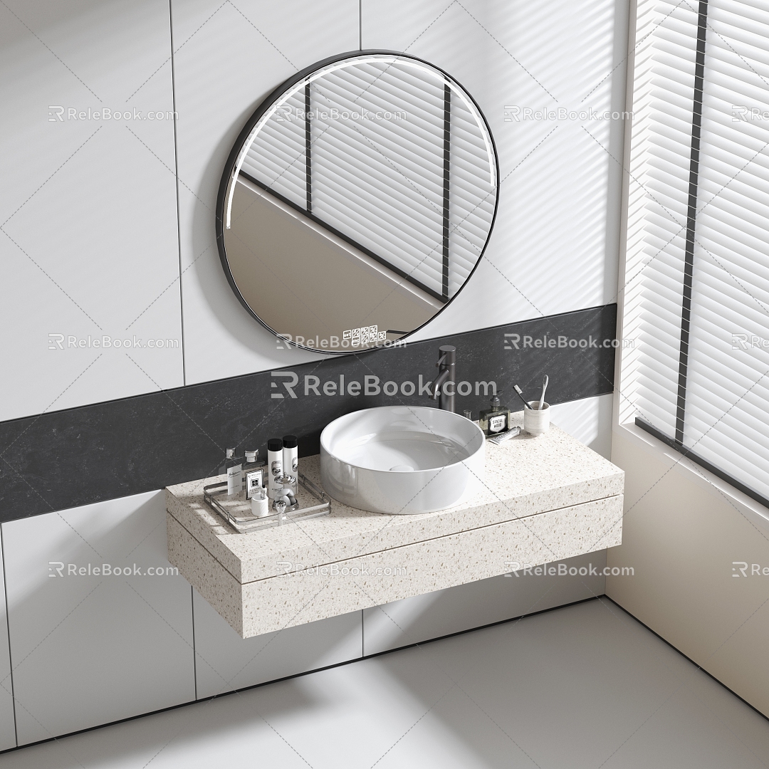 1 bathroom cabinet 3d model