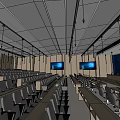 Multi-function lecture hall 3d model