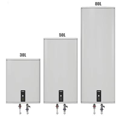 Household Electric Water Heaters With 30L 50L Different Capacities And Sizes 3d model