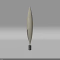 Modern Minimalist Floor Lamp With Fabric Shade And Stone Base Sleek Conical Shape Design