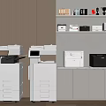 Modern Office Printer Smart Printer 3d model