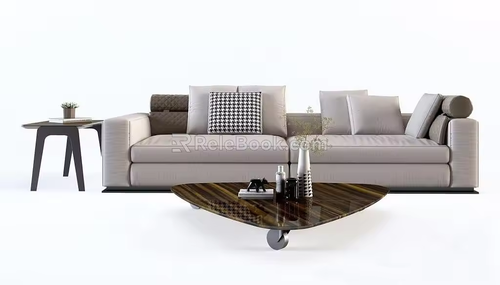 Double sofa 3d model