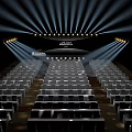 LIFEJOIN+ 2023 Home Smart Products Launch Event Entrance With Curved Arch And Striped Decor