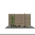 Japanese Garden Stepping Stones with Bamboo Screen Bamboo Plant Stones and Pebbles