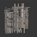 Industrial Equipment With Metal Framework Pipes And Multi Layer Structure
