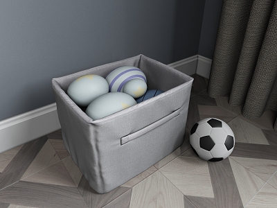 Modern Storage Basket 3d model