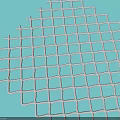 Practical Household Item With White Grid Pattern Soft Mesh Design For Home Use
