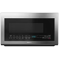 Black Stainless Steel Microwave Oven With Digital Display And Control Panel Kitchen Appliance