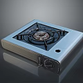 Single Burner Gas Stove With Stainless Steel Panel Modern Design For Kitchen Cooking