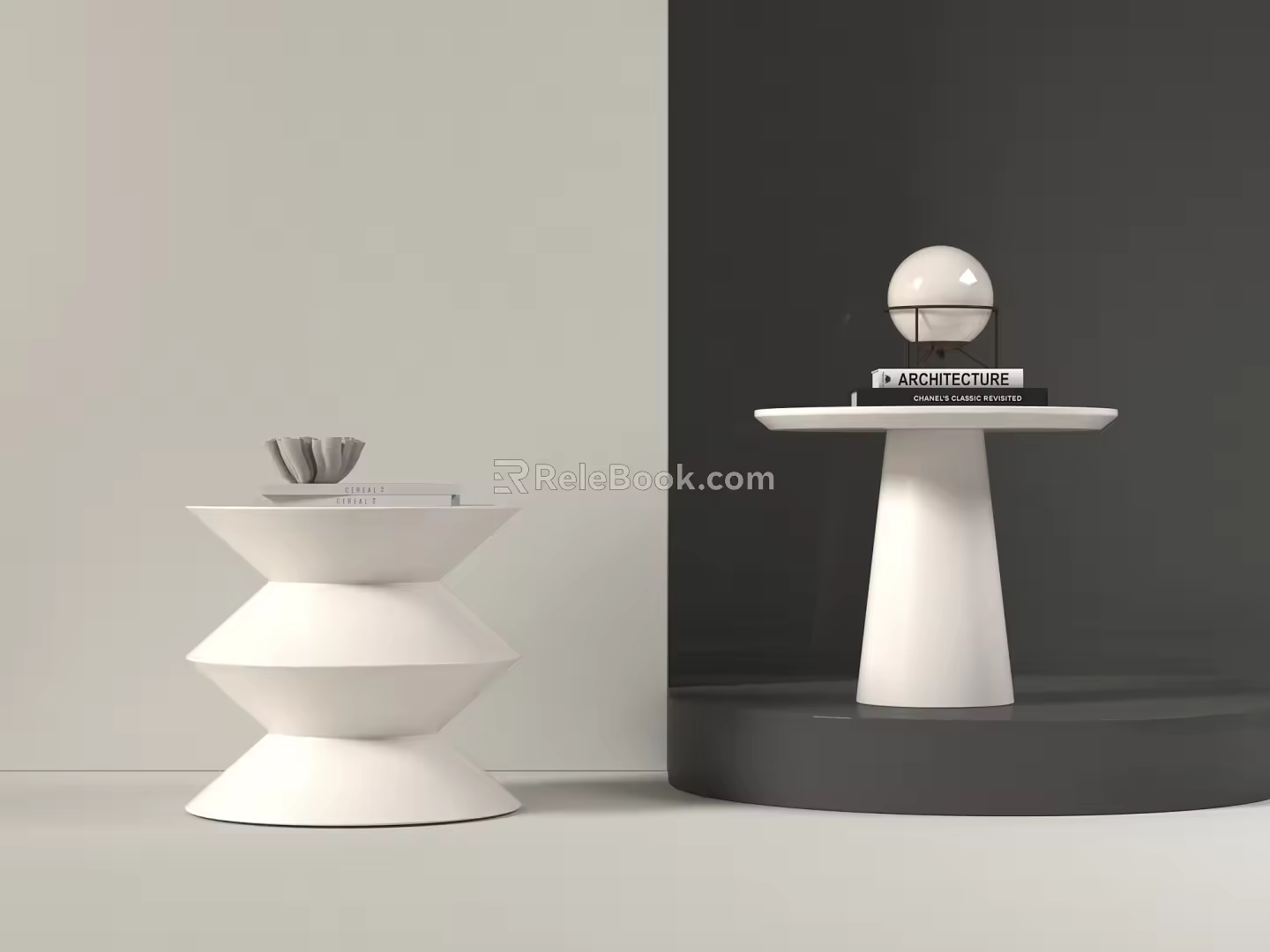Modern Simple Side Combination Side Combination Modern Simple 3d model