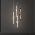 Modern Light Luxury Chandelier 3d model