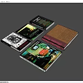 Diverse Collection of Books and Magazines with Artistic Covers and Colorful Designs