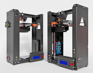 Modern Printers 3d model