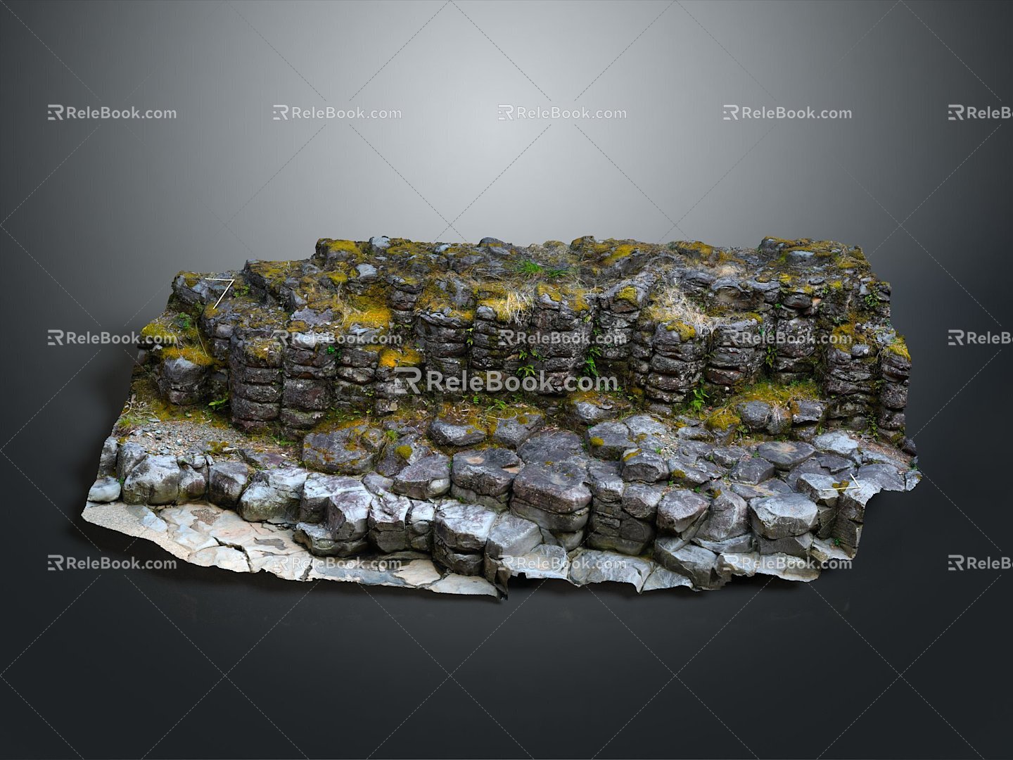 Cliff Cartoon Cliff Animation Cliff Cliff Cliff Cliff Stone Stone Stone Appreciation Stone 3d model