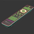 Xtreamer Multi functional Remote Control With Numeric Keypad And Control Buttons 3d model