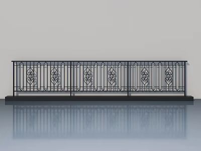 Modern Hinged Door with Decorative Metal Frame and Classic Design Elements 3d model