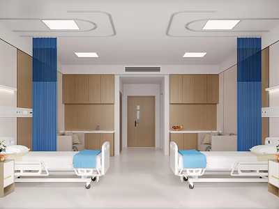 hospital ward 3d model